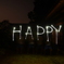 長時間露光・HAPPY