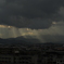 雲間からの光線