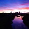 見沼芝川の夕景２