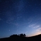 星空の下