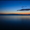 志田浜の静かな夕暮れ