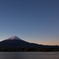 河口湖の富士