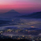 夜明け前の富士