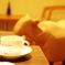 三鷹のカフェにて珈琲を飲む♪
