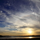 印旛沼・夕景　- 彩雲との再会 -