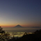 今日の甘利山からの富士です