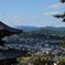 長法寺多宝塔と津山の街並み