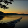 静寂　　～桧原湖の静かな夕暮れ～
