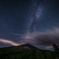 浅間山と満天の星空 〜神奈月〜
