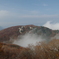 紅葉の御在所岳から国見岳を臨む