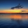 浜名湖の夕暮れ