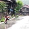 雨の配達