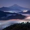 夜中の川流雲