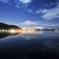 月夜の逆さ富士