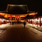 夜の浅草寺本堂