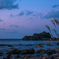 島武意海岸　夕景