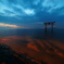 琵琶湖の夜明け