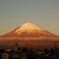 夕方の富士