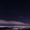 北斗七星と夜景