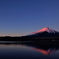 朝焼けの紅富士