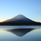 精進湖日の出