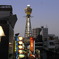 夕暮れ時の通天閣