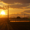 ALWAYS 田舎道の夕日