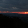 12月30日、最初ヶ峰からの夕陽。