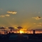 Winter sky sunset