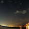 川と星空