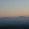 黄昏の阿蘇を望む