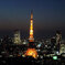 国際貿易センターからの東京タワー