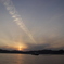 瀬戸内海の夕暮れ