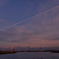 富山湾夕景