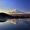 河口湖の日の出 with 富士山