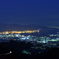 富士山と清水の夜景