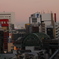 電気街の夕暮れ