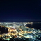月あかりと函館山夜景