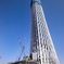 建設途中の東京スカイツリー