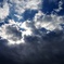 曇り空からの閃光