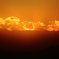 燃える夕陽