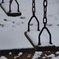 雪の日の児童公園にて