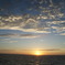 海上の夕日