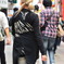 bleach blond black apron