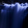 月明かりの幻の大滝