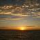 海上の夕日