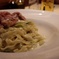 生ハムのパスタ