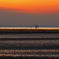 久津間海岸に沈む夕日