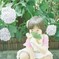 紫陽花とめいっこ