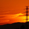 Sunset time, seen from Yokohama
